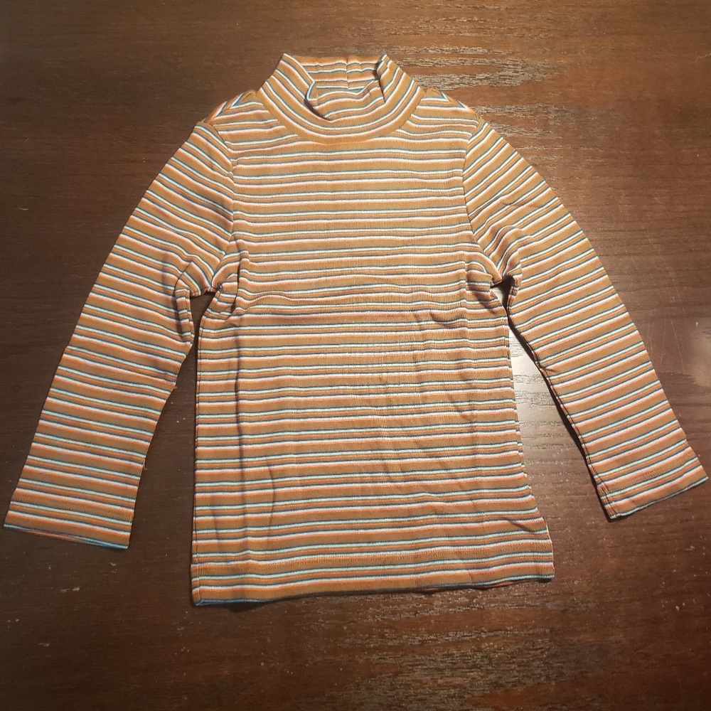 NWT Tea Collection striped turtle neck